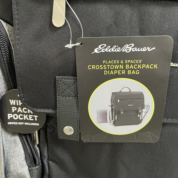 Eddie Bauer Crosstown Cascade Back Pack Diaper Bag - Picture 12 of 13